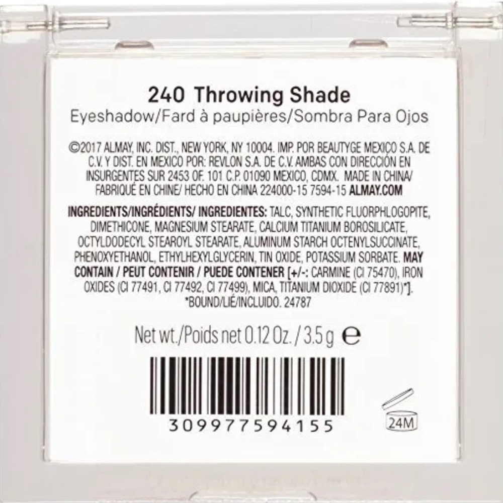 8 Almay Eyeshadow Palette Quads Hypoallergenic Matte Metallic Satin Glitter - Picture 8 of 15